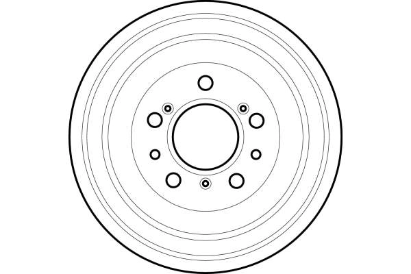 TRW DB4023 - Тормозной барабан