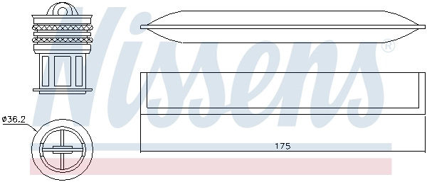 NISSENS 95456 - Осушители кондиционера