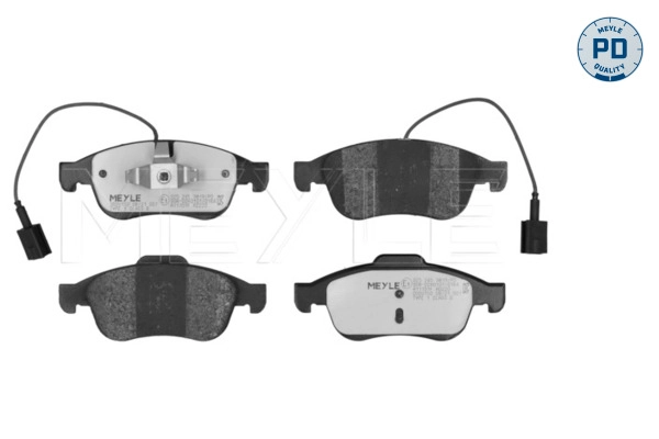 MEYLE 025 245 3819/PD - Комплект тормозных колодок, дисковый тормоз MEYLE-PD: Advanced performance and design.