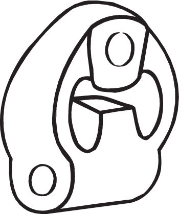 BOSAL 255-810 - Крепления глушителя