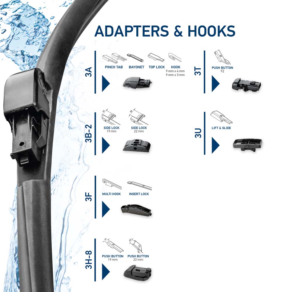 HELLA 9XW 358 053-261 - Щетка стеклоочистителя CLEANTECH