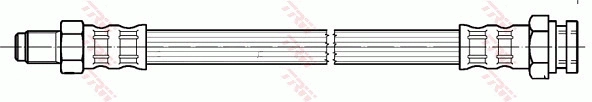 TRW PHB597 - Тормозные шланги