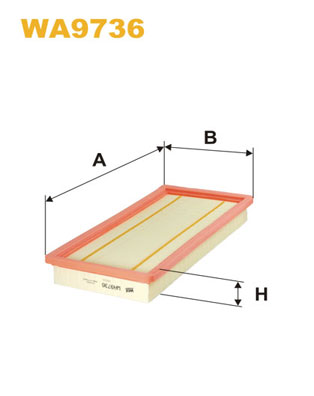 WIX FILTERS WA9736 - Воздушный фильтр