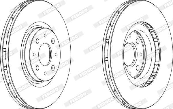 FERODO DDF1122 - Тормозной диск PREMIER