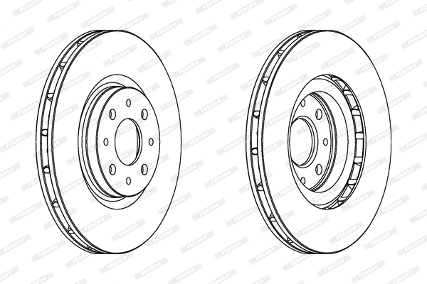 FERODO DDF1122 - Тормозной диск PREMIER