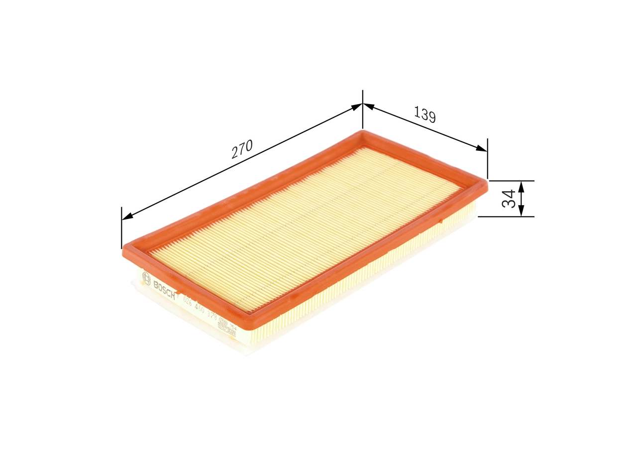 BOSCH F 026 400 378 - Воздушный фильтр