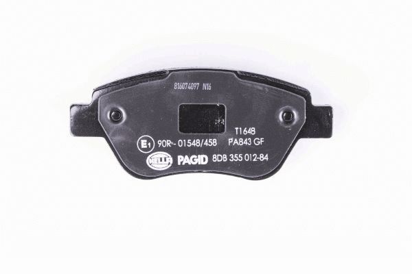 HELLA 8DB 355 012-841 - Тормозные колодки 