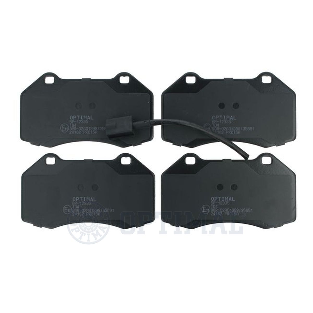 OPTIMAL 12335 - Тормозные колодки 