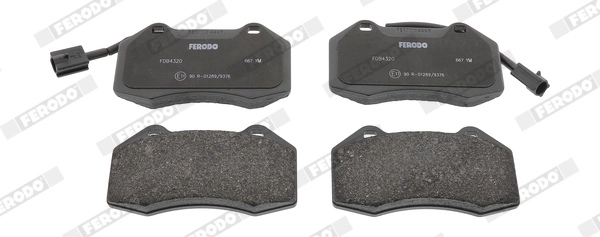 FERODO FDB4320 - Комплект тормозных колодок, дисковый тормоз PREMIER