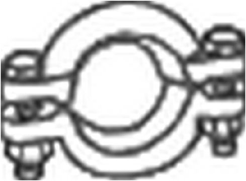 BOSAL 254-933 - Хомут глушителя