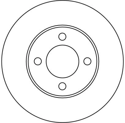 TRW DF1521 - Тормозные диски