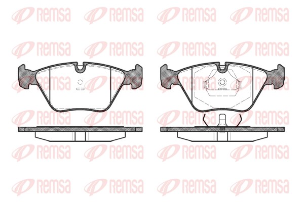 REMSA 0270.40 - Тормозные колодки 