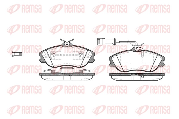 REMSA 0276.22 - Тормозные колодки 