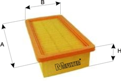 MFILTER K 135 - Воздушный фильтр