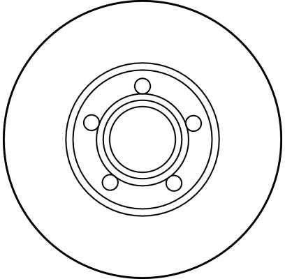 TRW DF2650 - Тормозные диски