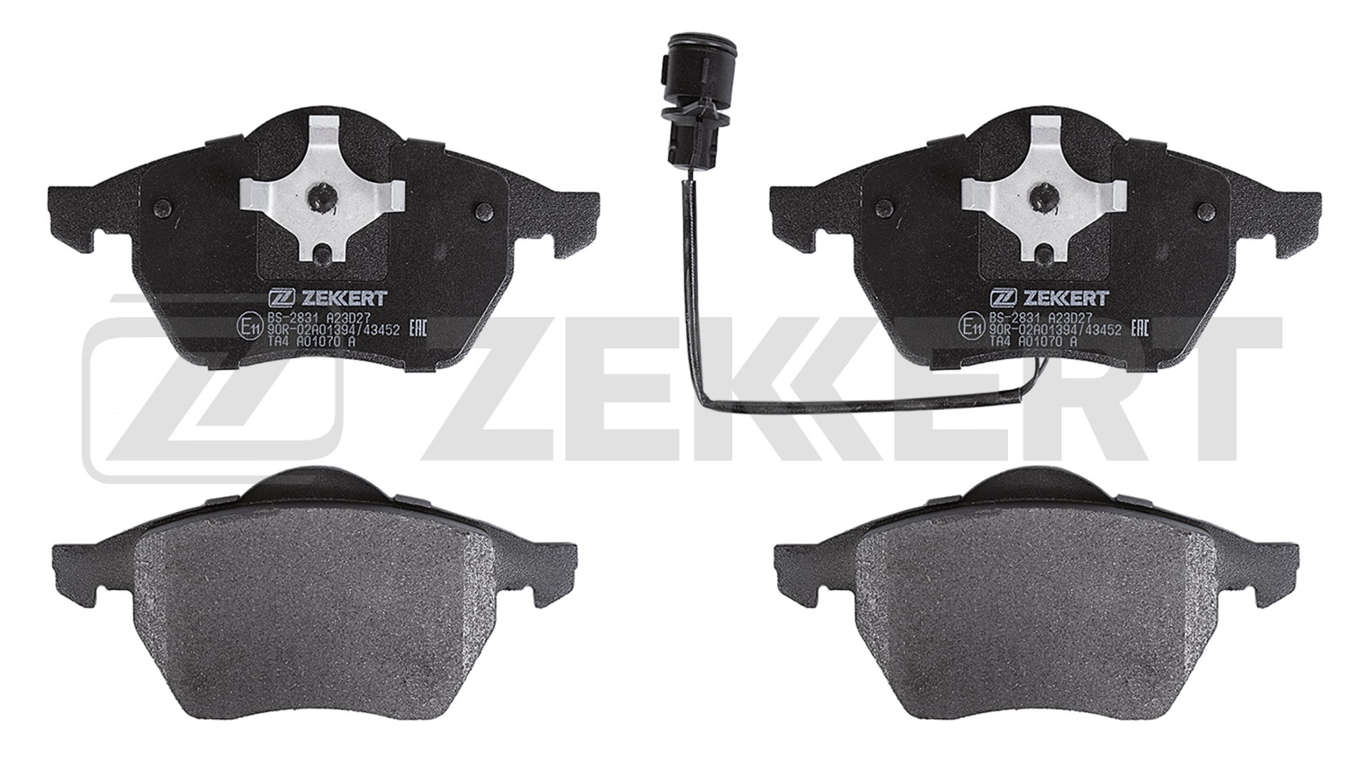 ZEKKERT BS-2831 - Тормозные колодки 