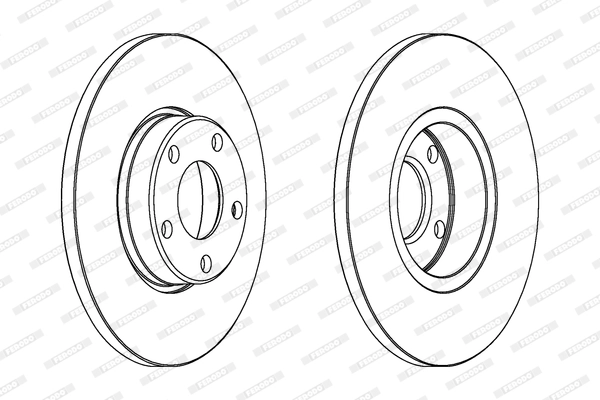 FERODO DDF324 - Тормозной диск PREMIER