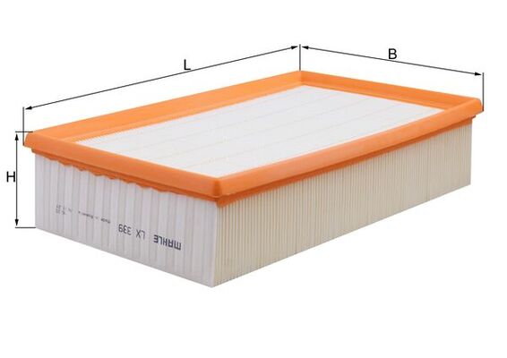 KNECHT LX 339 - Воздушный фильтр