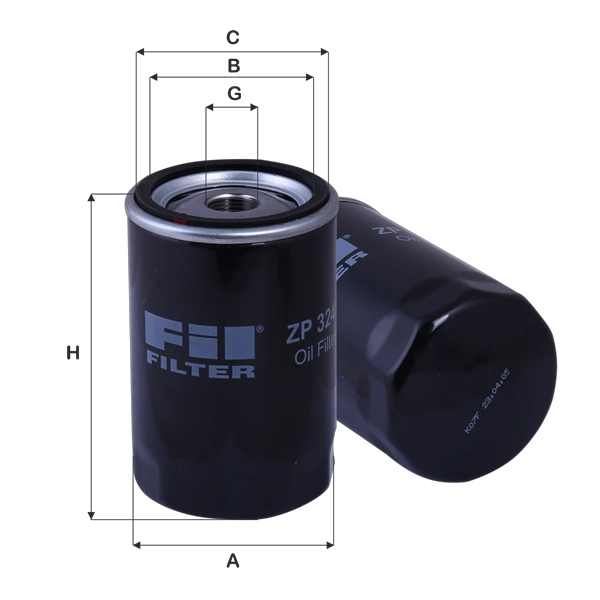 FIL FILTER ZP 3241 - Масляный фильтр