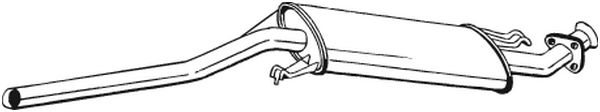 BOSAL 281-101 - Глушитель