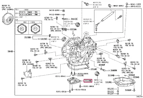TOYOTA 353300w080 - фильтр АКПП