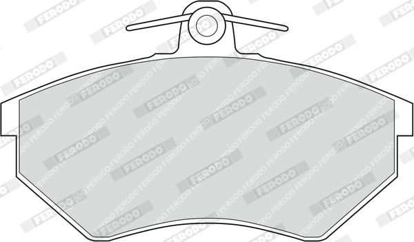 FERODO FDB775 - Комплект тормозных колодок, дисковый тормоз PREMIER ECO FRICTION