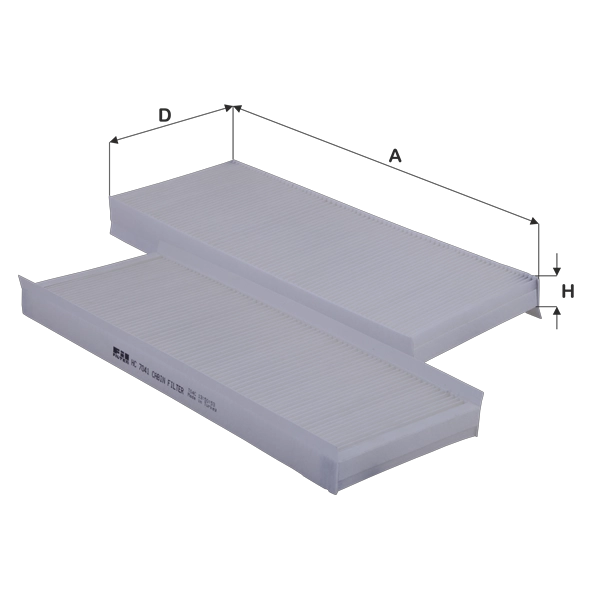 FIL FILTER HC 7041 - Салонный фильтр