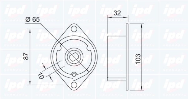 IPD 10-0991 - Натяжитель ремня генератора