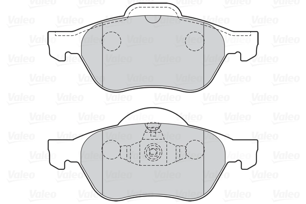 VALEO 301026 - Комплект тормозных колодок, дисковый тормоз FIRST