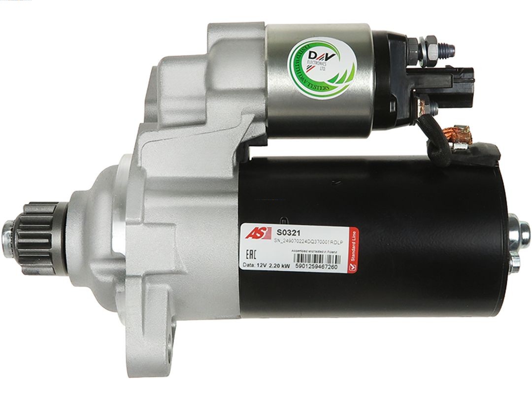 AS-PL S0321 - Стартер Brand new AS-PL