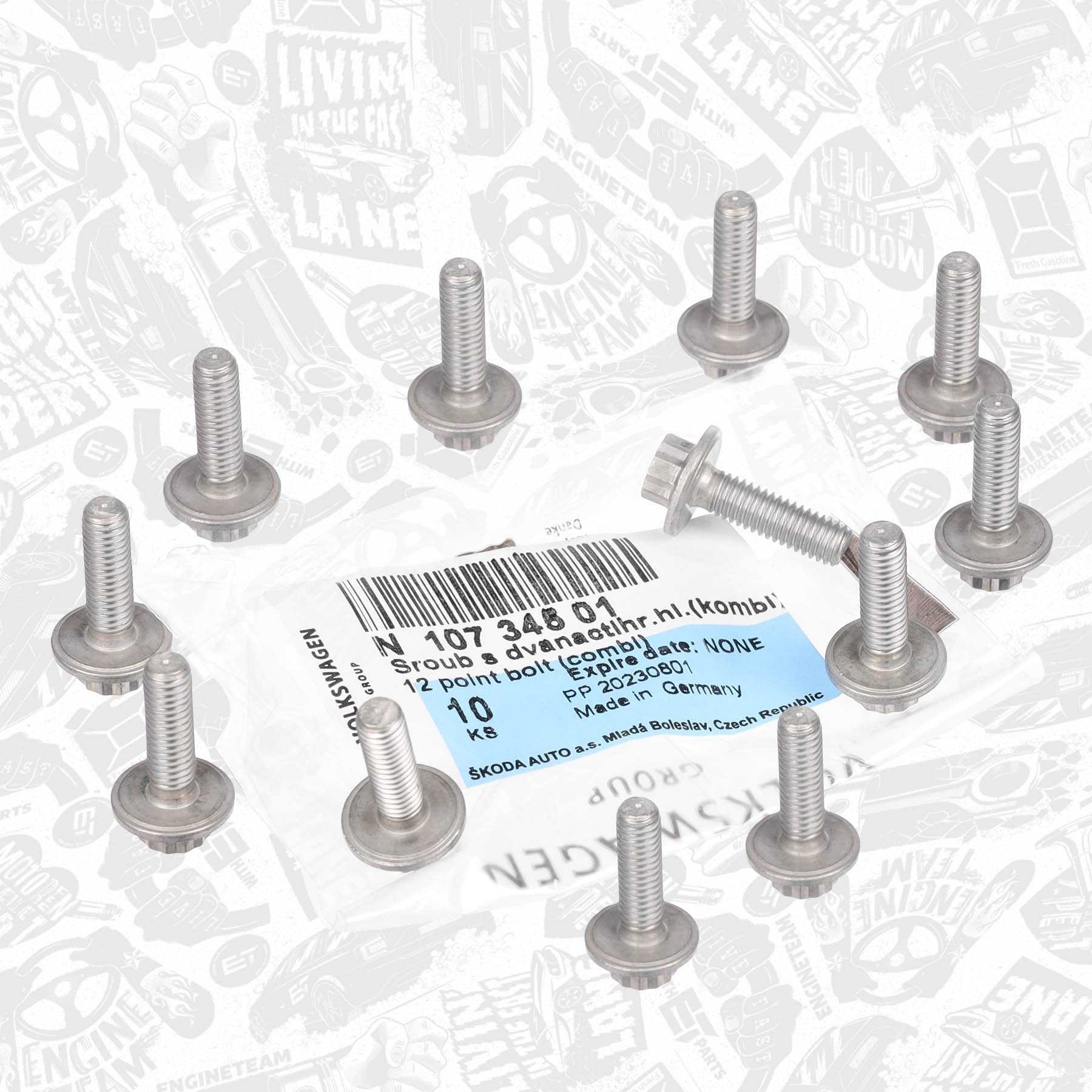 ET ENGINETEAM RS0042 - Комплект цели привода распредвала boxET – service kit