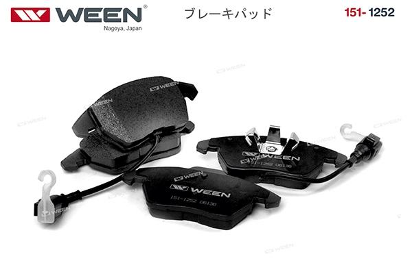 WEEN 151-1252 - Тормозные колодки 