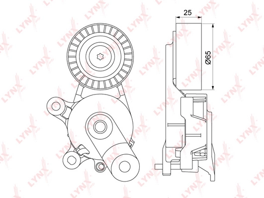 Натяжитель ремня генератора
