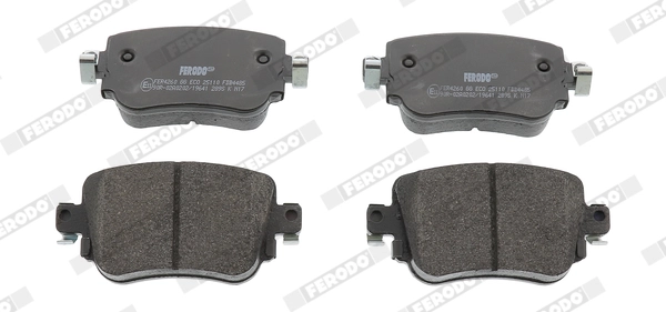 FERODO FDB4485 - Комплект тормозных колодок, дисковый тормоз PREMIER ECO FRICTION