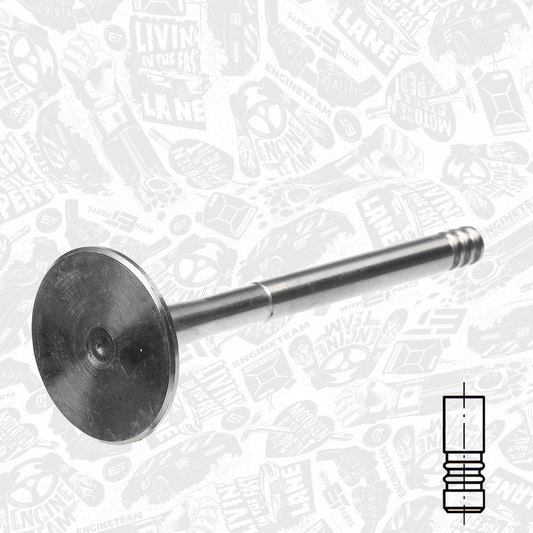 ET ENGINETEAM VE0063 - Выпускной клапан