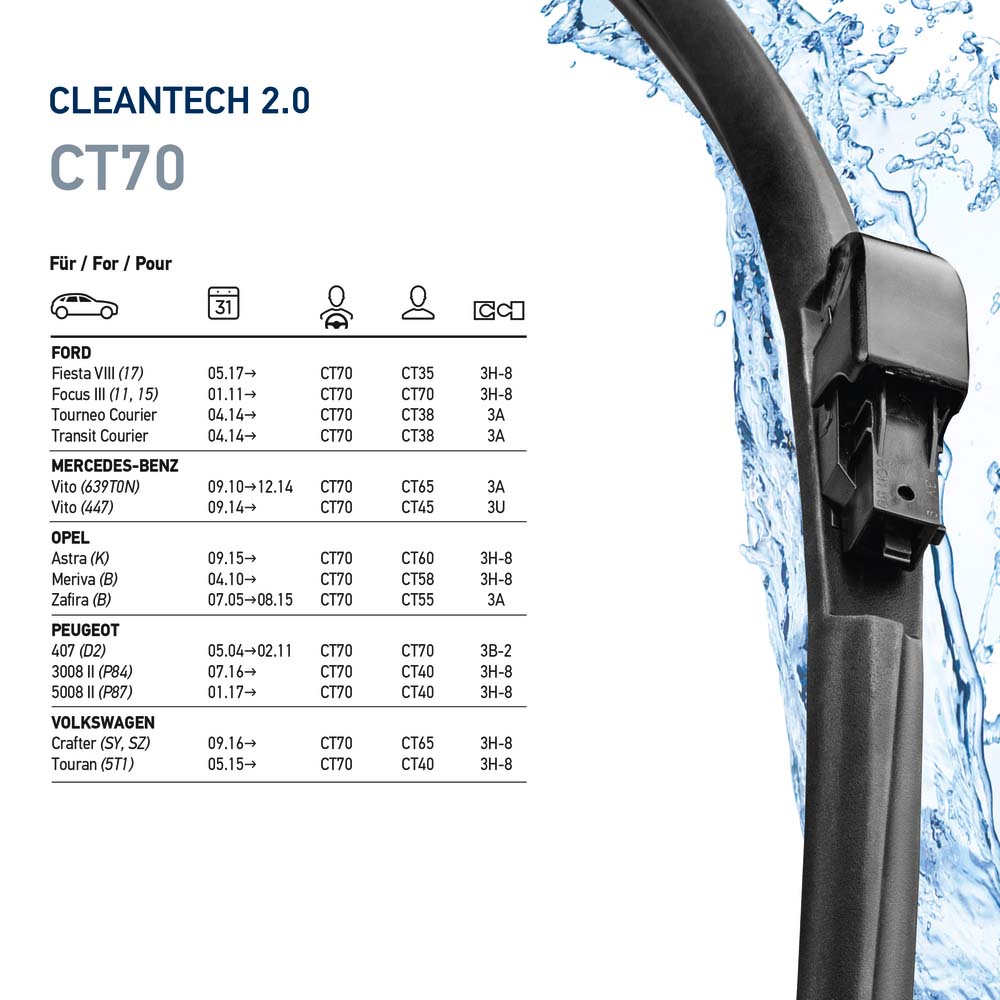 HELLA 9XW 358 053-281 - Щетка стеклоочистителя CLEANTECH