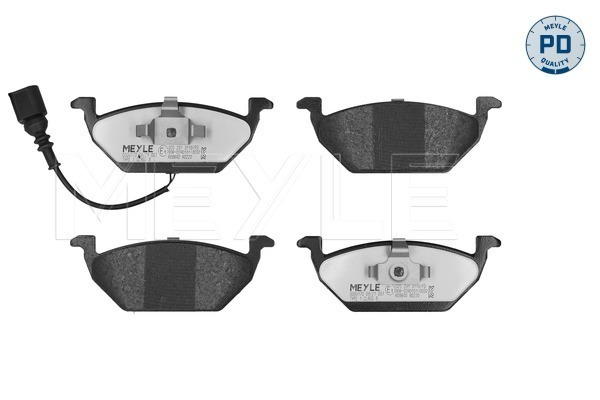 Комплект тормозных колодок, дисковый тормоз MEYLE-PD: Advanced performance and design.
