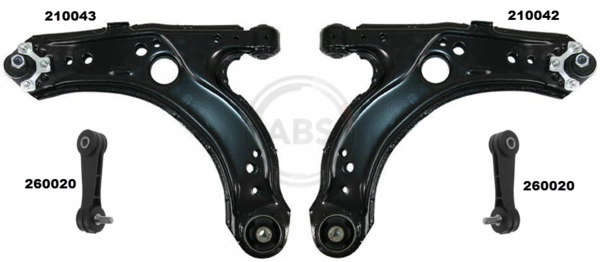 Ремкомплект, поперечный рычаг подвески SMARTKIT