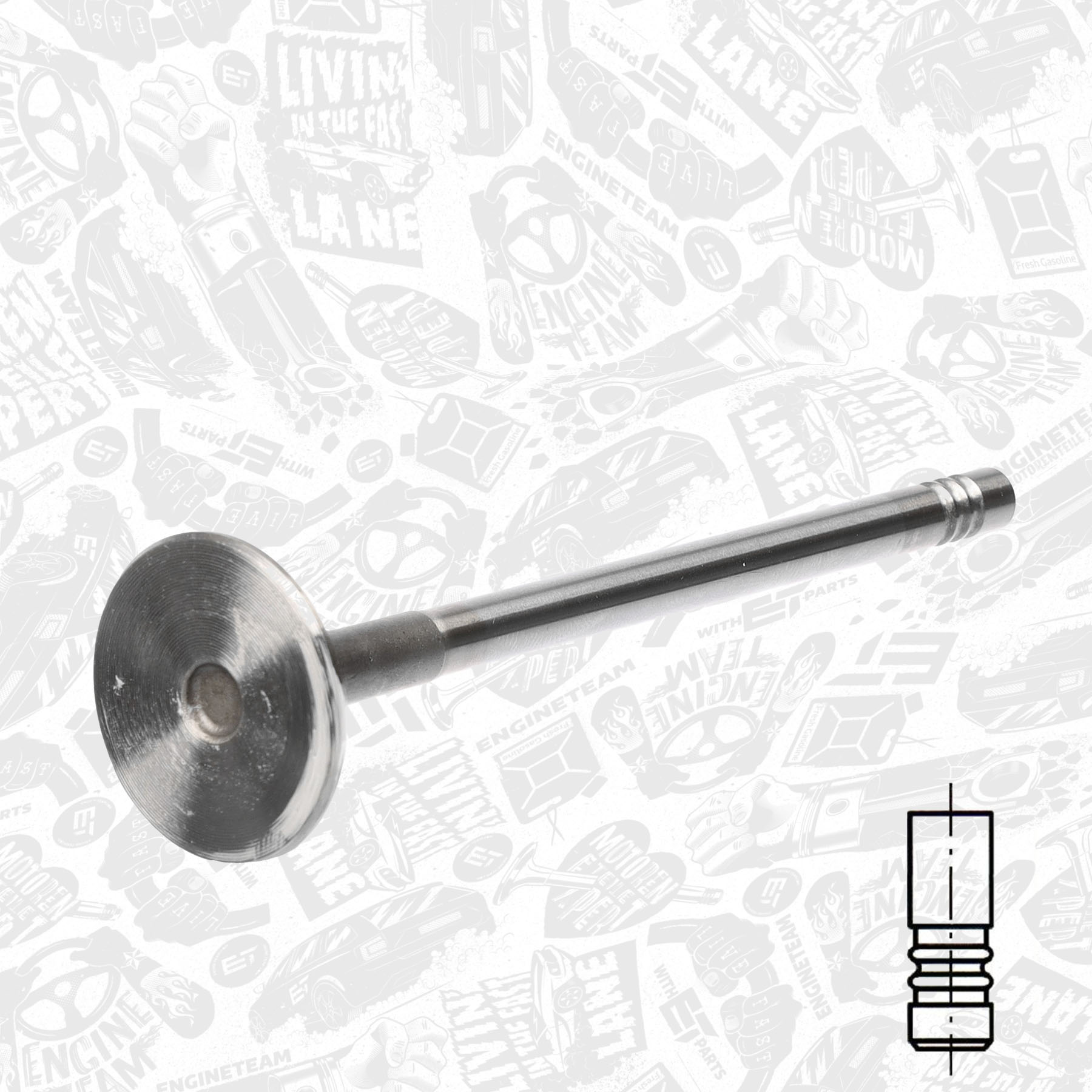 ET ENGINETEAM VE0131 - Выпускной клапан