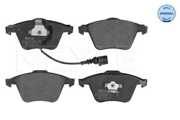 MEYLE 025 238 0120/W - Комплект тормозных колодок, дисковый тормоз MEYLE-ORIGINAL: True to OE.