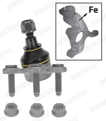 MOOG VO-BJ-1860 - Шарнир независимой подвески / поворотного рычага Hybrid Core
