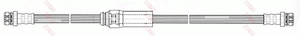 TRW PHA517 - Тормозные шланги