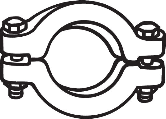 Хомут глушителя