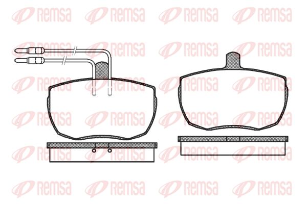 KAWE 0056 04 - Тормозные колодки 