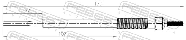 FEBEST 01642-001 - Свечи накала