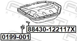 FEBEST 0199-001 - Пробка поддона