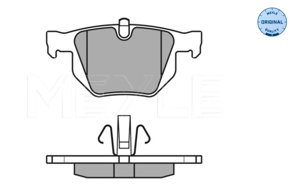 MEYLE 025 235 5017 - Комплект тормозных колодок, дисковый тормоз MEYLE-ORIGINAL: True to OE.