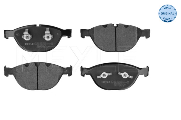 Комплект тормозных колодок, дисковый тормоз MEYLE-ORIGINAL: True to OE.