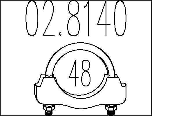 Хомут глушителя