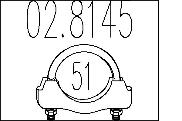 Хомут глушителя